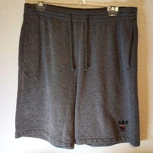 Abercrombie Soft Fleece Shorts Large 9" Inseam